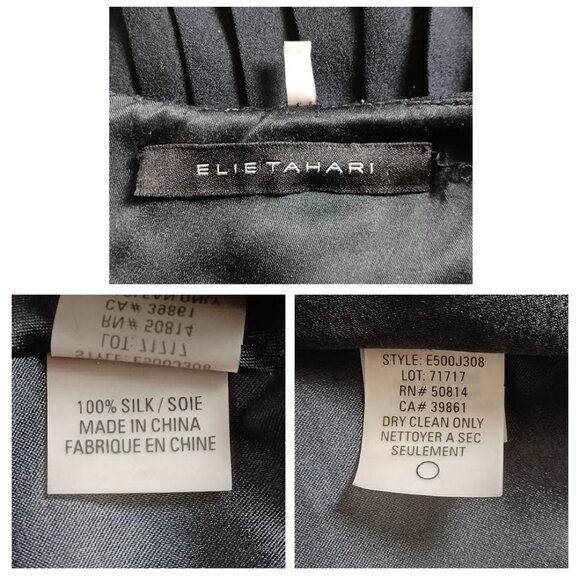 Elie Tahari Pleated Silk Skirt - Picture 10 of 15